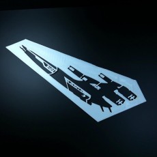 Picture of print of Stencil Mass Effect Normandy This print has been uploaded by Li Wei Bing