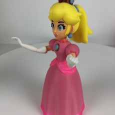 Picture of print of Princess Peach from Mario Games - multi-color