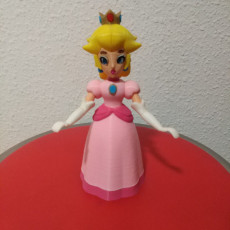 Picture of print of Princess Peach from Mario Games - multi-color This print has been uploaded by xerbar3d