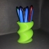 Twisted pencil holder image