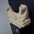 Pediment of a funerary stele with lions image