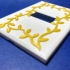 Switch plate with trees branches - BTicino model image
