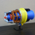 Turboshaft Engine, with Radial Compressor and Turbine print image