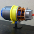 Turboshaft Engine, with Radial Compressor and Turbine print image