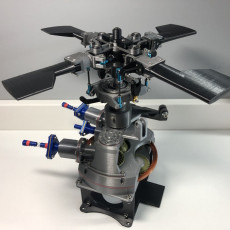 Picture of print of Main-Rotor-Head, for Helicopter, Fully Articulated Type This print has been uploaded by CANAVESE DANIEL