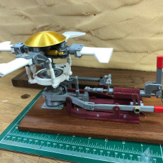 Picture of print of Main-Rotor-Head, for Helicopter, Fully Articulated Type This print has been uploaded by Mark