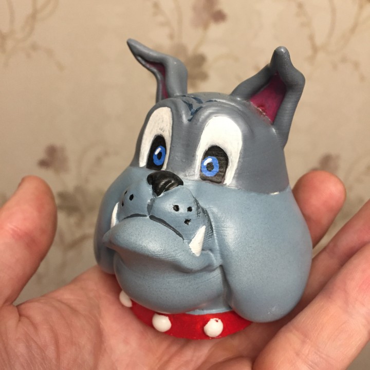 3D Printable Spike the dog from Tom&Jerry cartoon by Alexandr Kurilenko