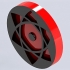 Sasuke's mangekyo sharingan eye for Keychain or Pendant image