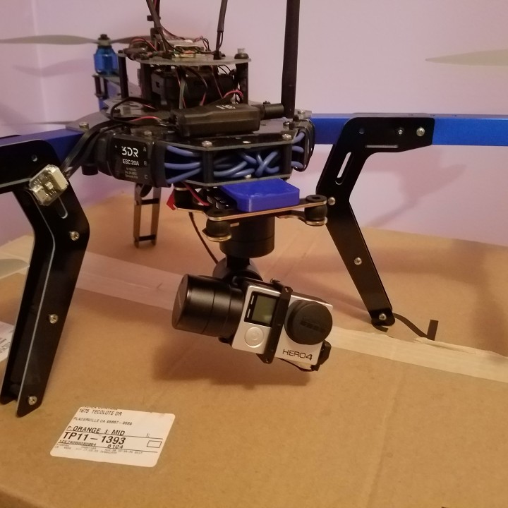 3DR Y6 gimbal adapter