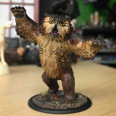 Picture of print of Owl beast (Pre-Supported)