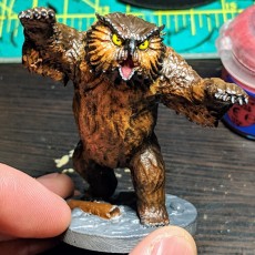 Picture of print of Owl beast (Pre-Supported)