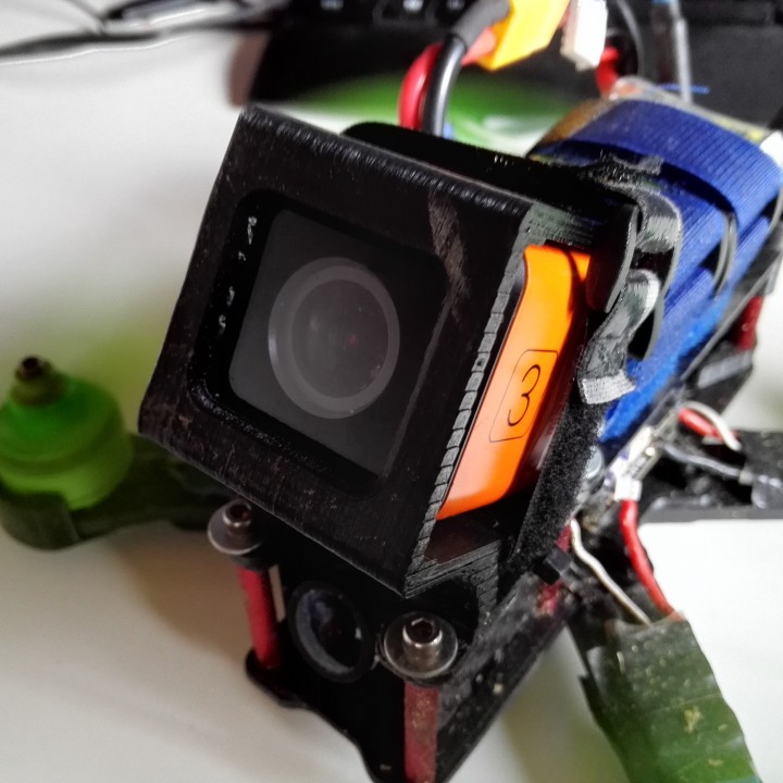 drone with action camera mount