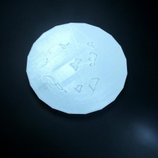 Picture of print of 3D Printing Planet's official logo This print has been uploaded by Li Wei Bing