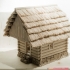 3D printed house - log cabin - cottage image