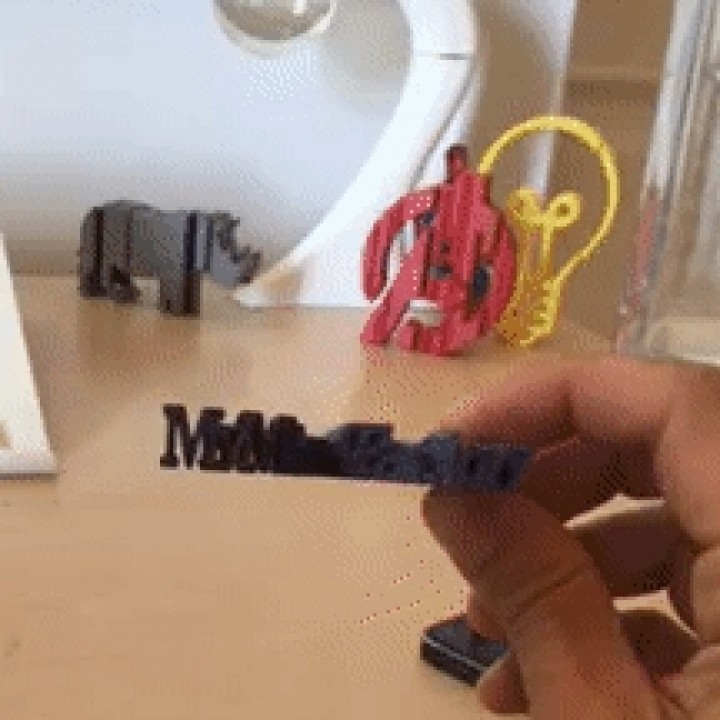 Text flip, My Mini Factory