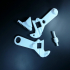 functional adjustable wrench print image
