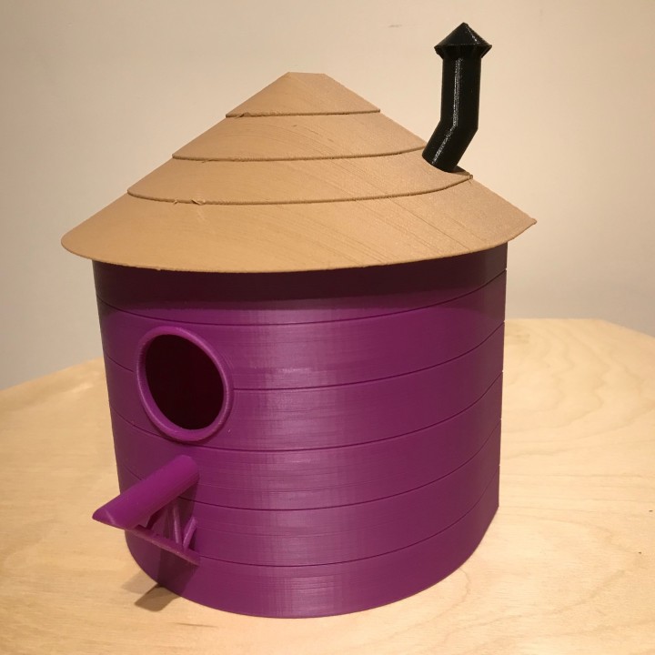 fun Birdhouse for garden easy print home for birds