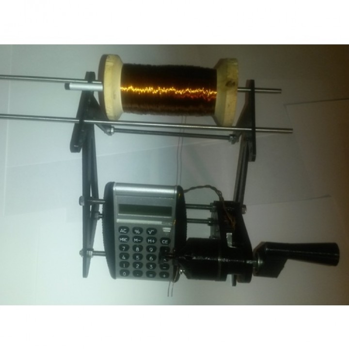 Magnet wire coil winder