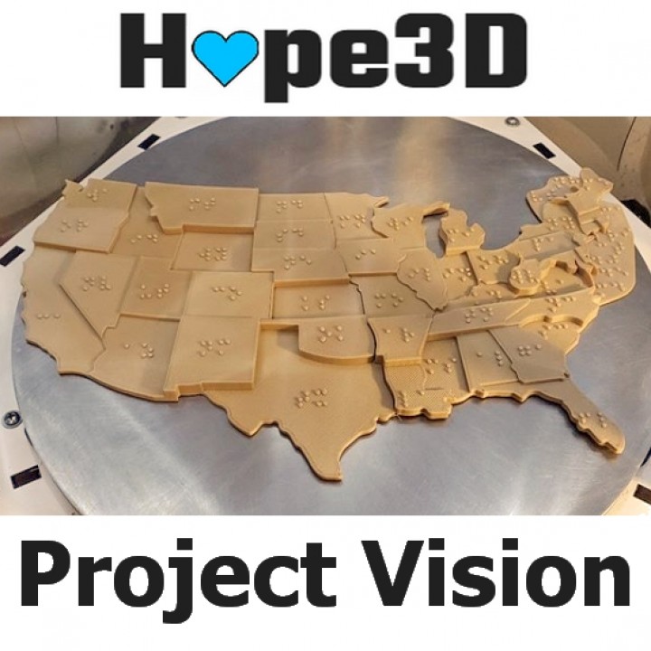 Project Vision: USA Braille Map