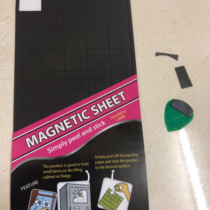 3D Printed Guitar Pick with Magnet pad