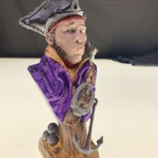 Picture of print of A Pirate and His Rat