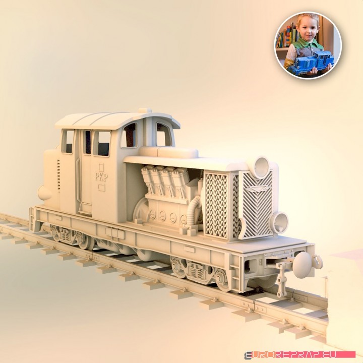 $6.91Diesel-01-C locomotive - LEGO/ERS compatibile, FDM 3D printable