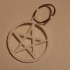 Pentagram keychain image