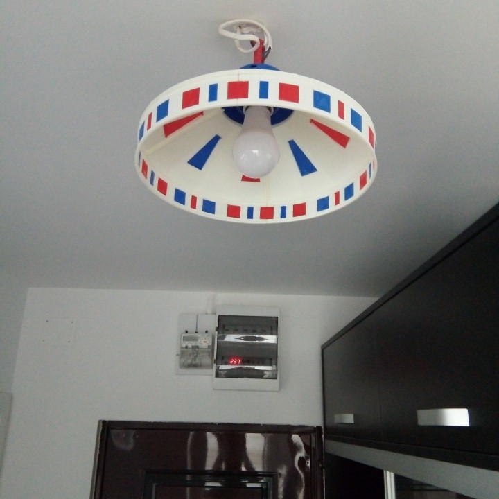 DIY UFO (Circus?) Lamp