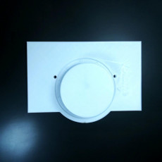 Picture of print of Light switch cover plate volume knob goes to 11