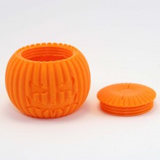 Picture of print of Pumpkontainer - 3D printed pumpkin container! This print has been uploaded by Jim Cosson