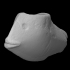 Stone fish effigy pipe image