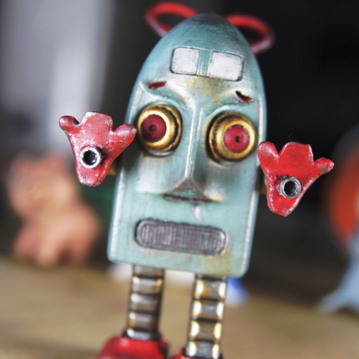 Robert the angry vintage robot