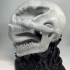 Venom skull with base print image