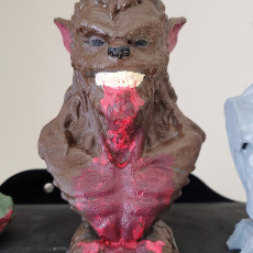 Picture of print of Werewolf bust