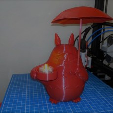 Picture of print of Totoro Tea Candle Holder With Umbrella