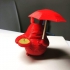 Totoro Tea Candle Holder With Umbrella print image