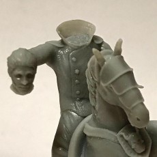 Picture of print of HeadLess Knight with Horse