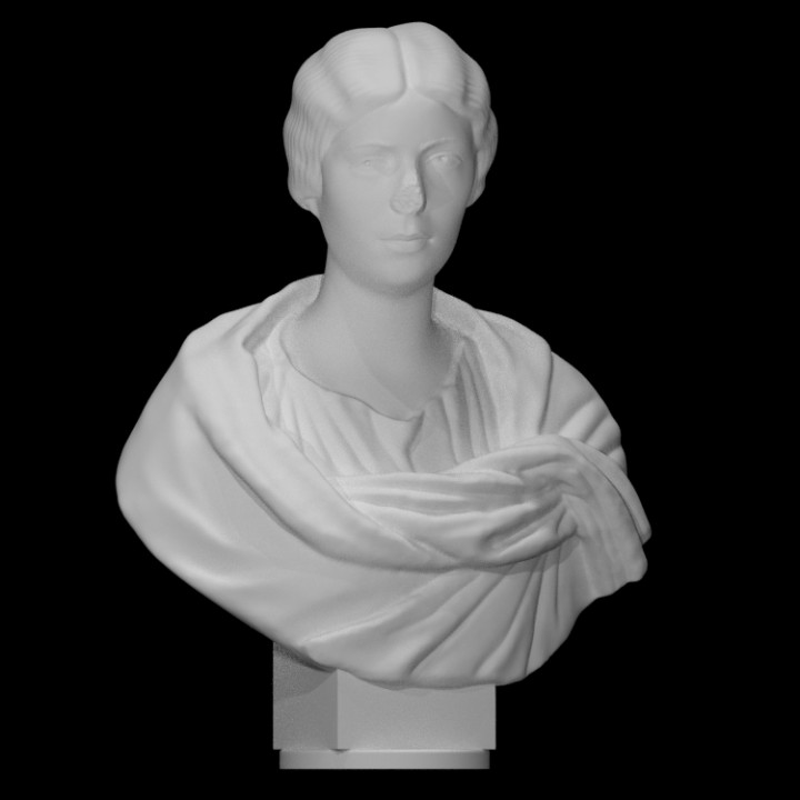 Portrait bust of a woman
