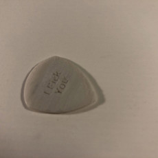 Picture of print of I "Pick" You - Guitar Pick