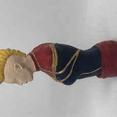 Picture of print of Captain Marvel (Comic version) Bust This print has been uploaded by Daniel VanDemark