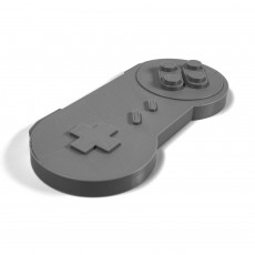 Picture of print of SNES controller without chord