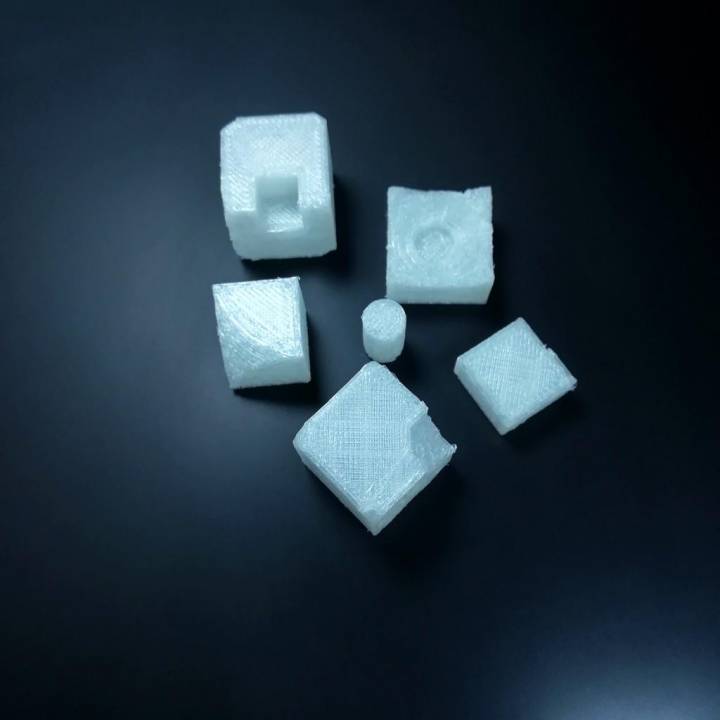 Parts of a Rubik's cube