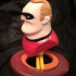 Mr Incredible (BUST ONLY) print image