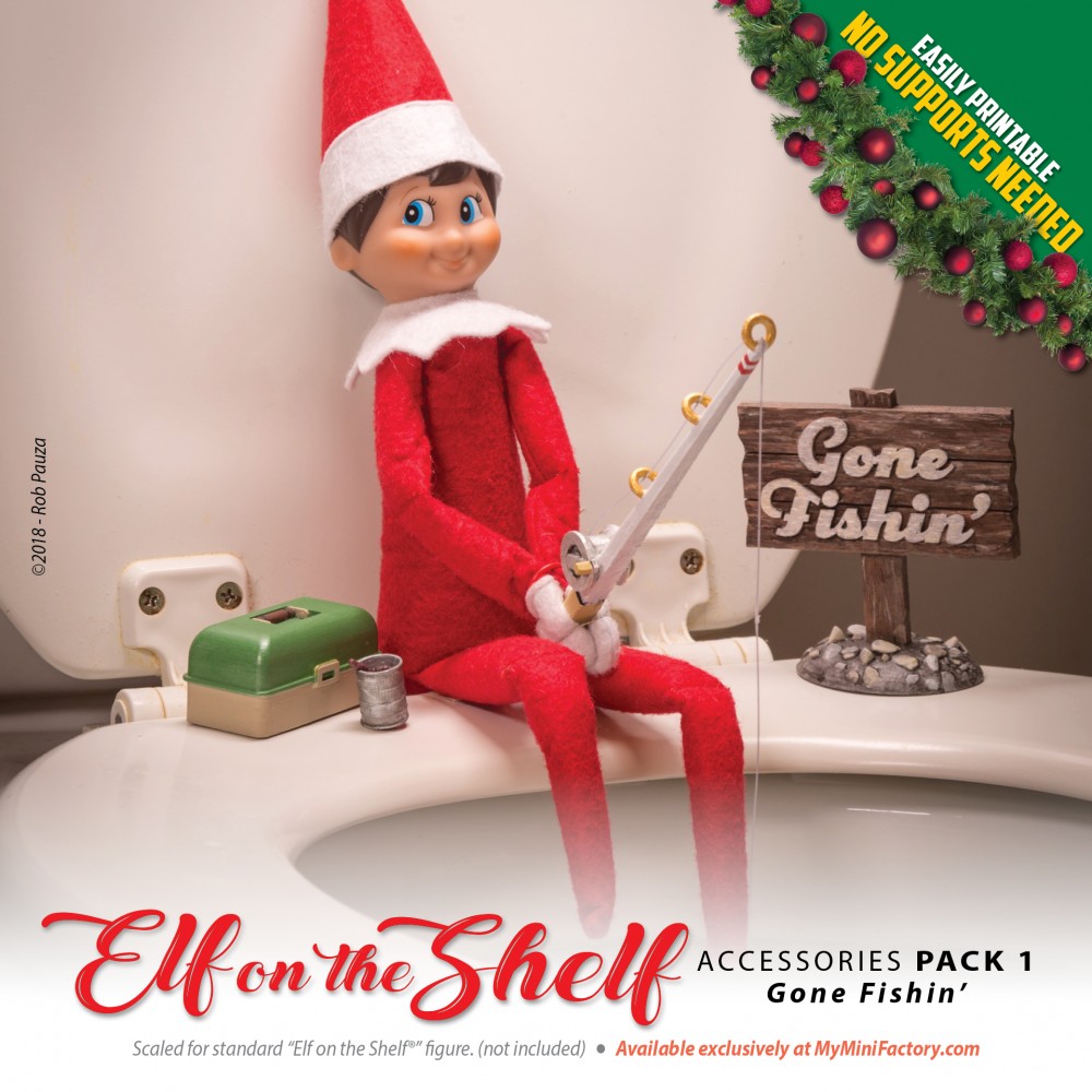 Elf on the Shelf - Accessories Pack 1 - Gone Fishin.