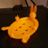 Rabbit soap holder print image