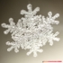 Real snowflake - Christmas Tree decoration - size: 65mm image