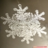 Real snowflake - Christmas Tree decoration - size: 128mm image