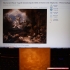 Christmas lantern with lithopanes - (for electric light sources) image