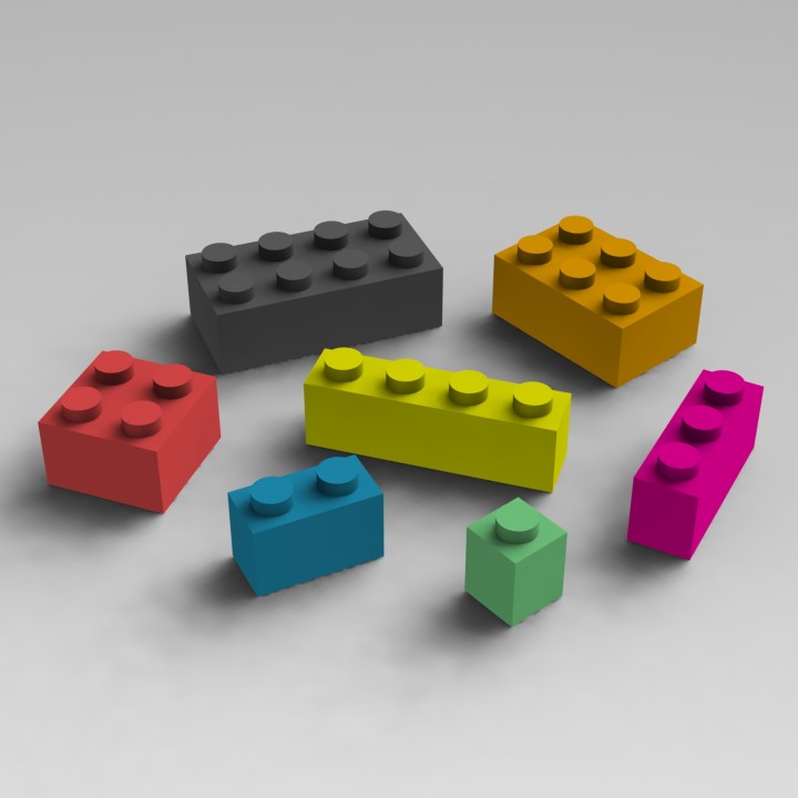 3D Printable Lego Bricks by Don Heuts