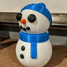 Picture of print of Snowman Jar